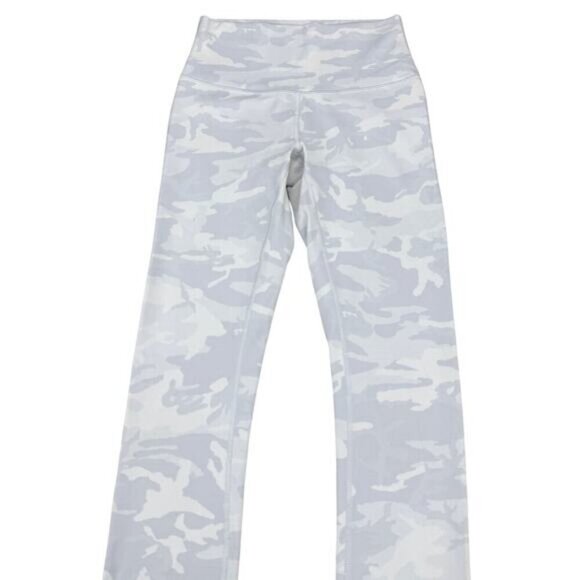 LULULEMON Wunder Under High-Rise Tight 25" Size 4 Incognito Camo Jacquard Alpine - Picture 3 of 6